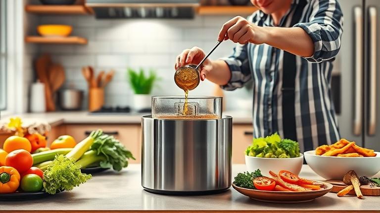 can you use vegetable oil in a deep fryer?