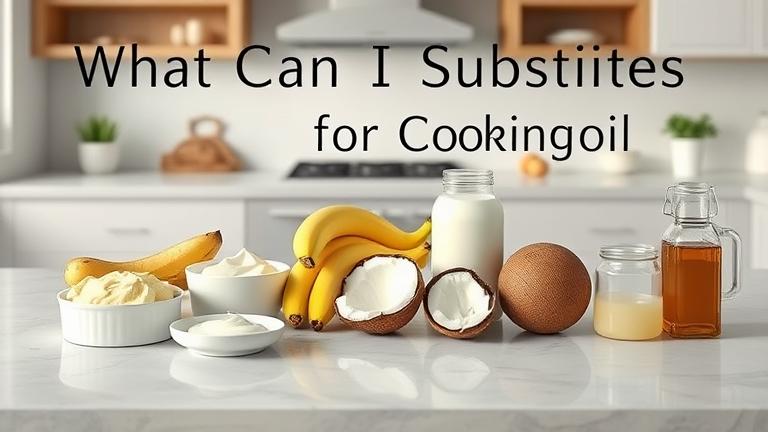 what can i substitute for cooking oil?