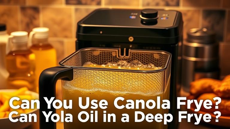 can you use canola oil in a deep fryer? - Test Food Kitchen