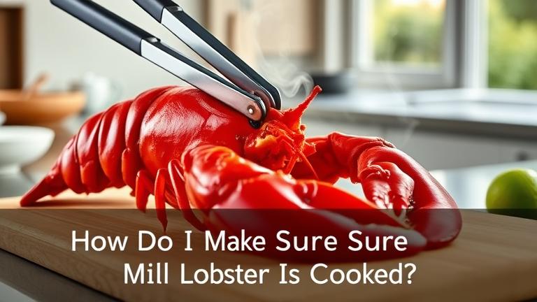 how do i make sure my lobster is cooked?