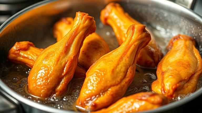 what temperature do you fry wings at?