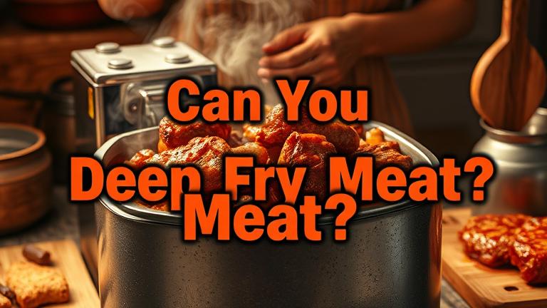 can you deep fry meat?