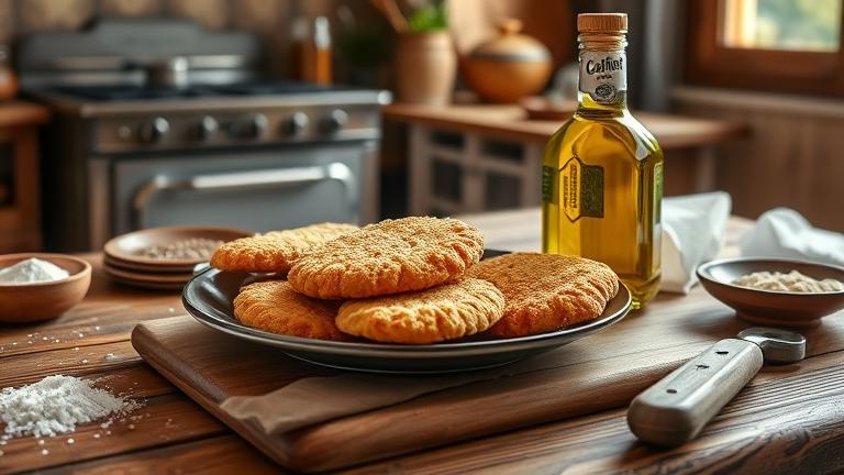 what oil do you use to cook schnitzel?