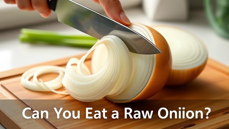 can you eat a raw onion?
