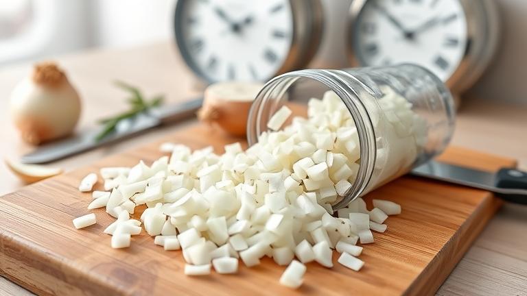 how long are chopped onions good for?