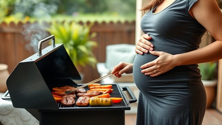 is it safe to eat grilled food while pregnant?
