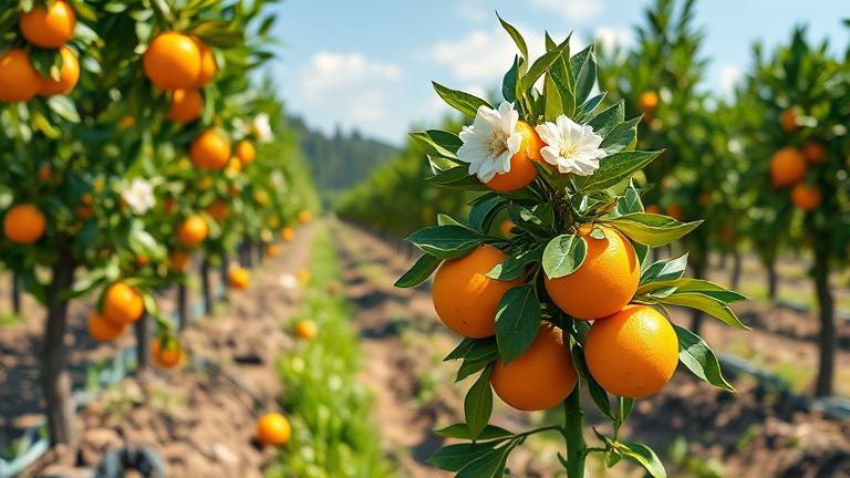 how long does it take for oranges to grow?