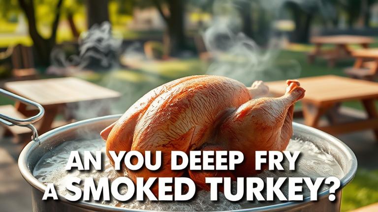 can you deep fry a smoked turkey?