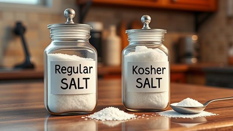 Kitchen Salt can you use regular salt instead of kosher salt? - Test Food Kitchen