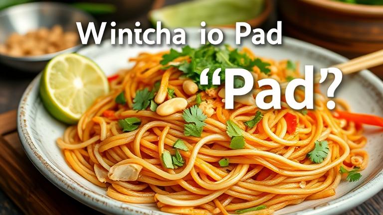 what does pad in thai food mean? - Test Food Kitchen