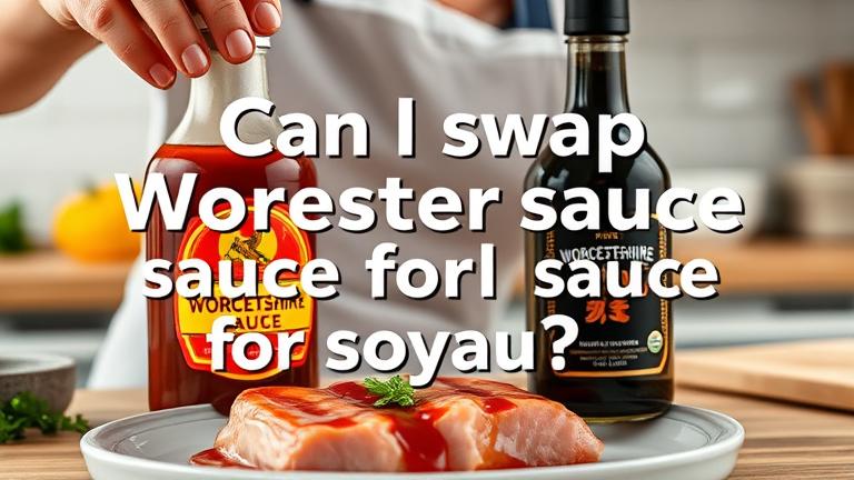 Can I swap Worcestershire sauce for soy sauce?