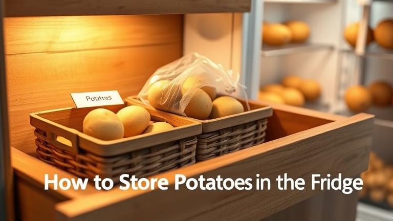 how to store potatoes in the fridge? - Test Food Kitchen