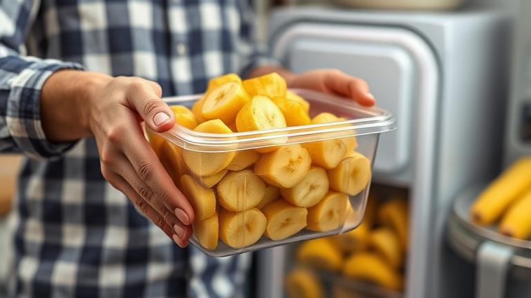can you freeze cooked plantains?