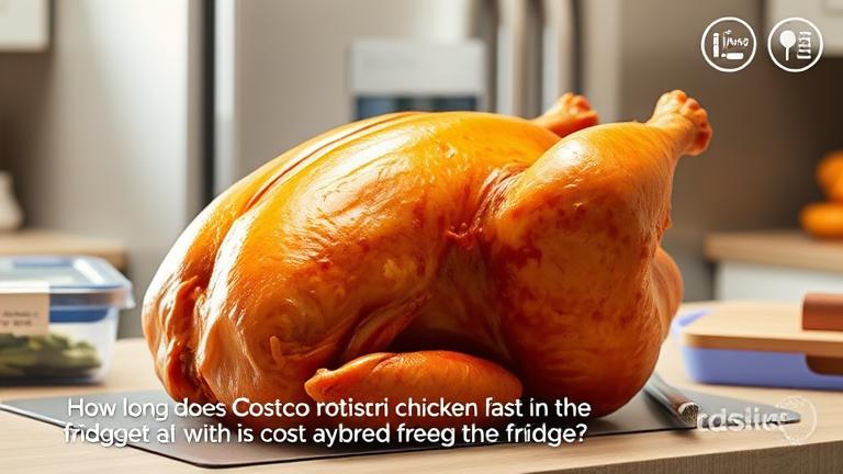 how long does costco rotisserie chicken last in the fridge?