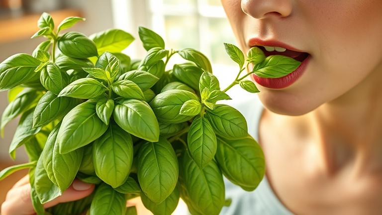 can you eat basil stems?