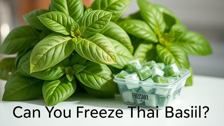 can you freeze thai basil?