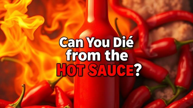 can you die from the hot sauce?