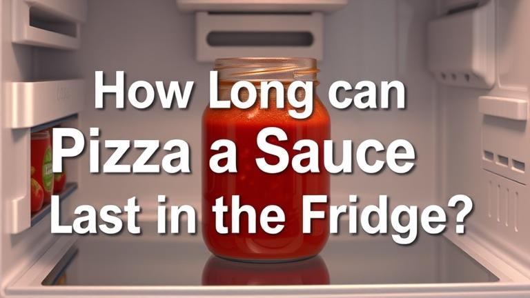 how long can pizza sauce last in the fridge?