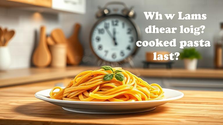 how long does cooked pasta last?