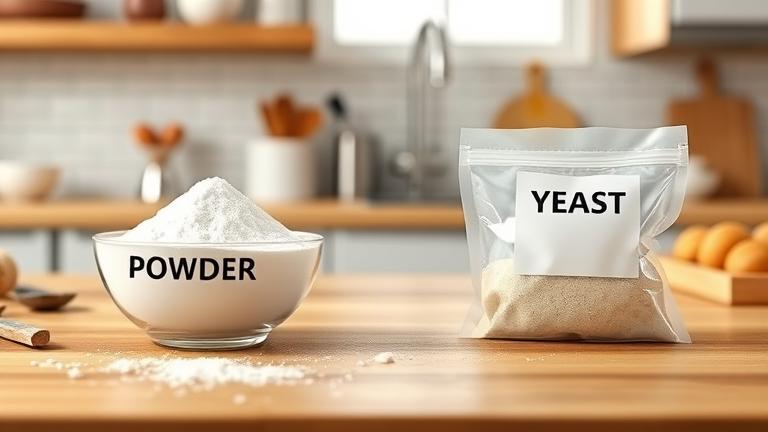 does baking powder have yeast?