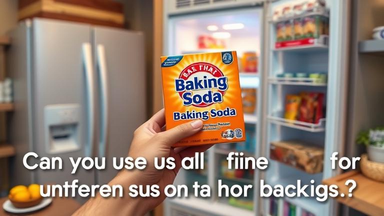 can you use the fridge and freezer baking soda for baking?
