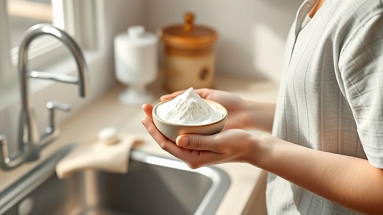 can i use baking powder to clean?