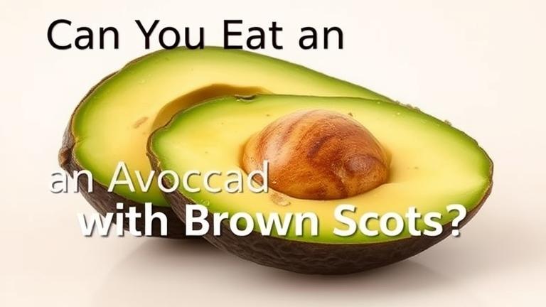 can you eat an avocado with brown spots?