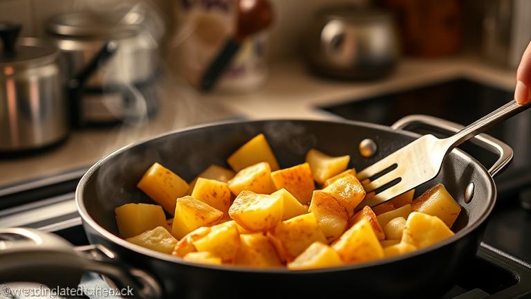 how to fry canned potatoes?