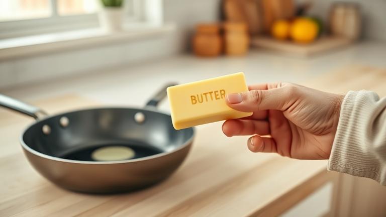 can you use butter instead of cooking spray?