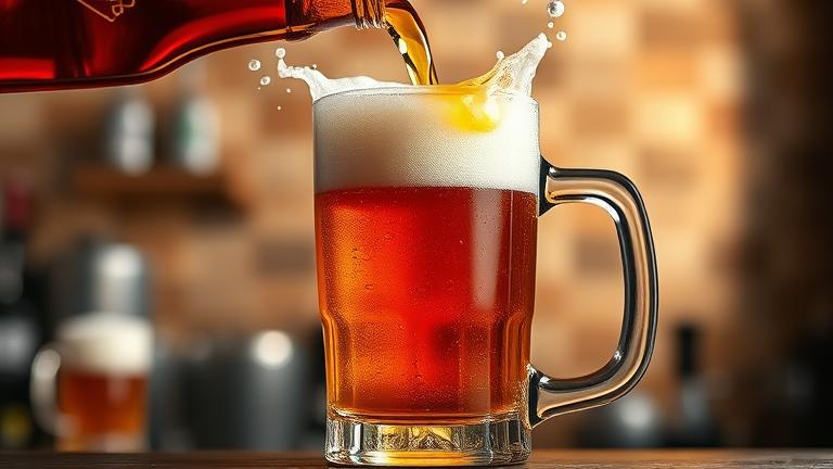what happens when adding bourbon to beer?