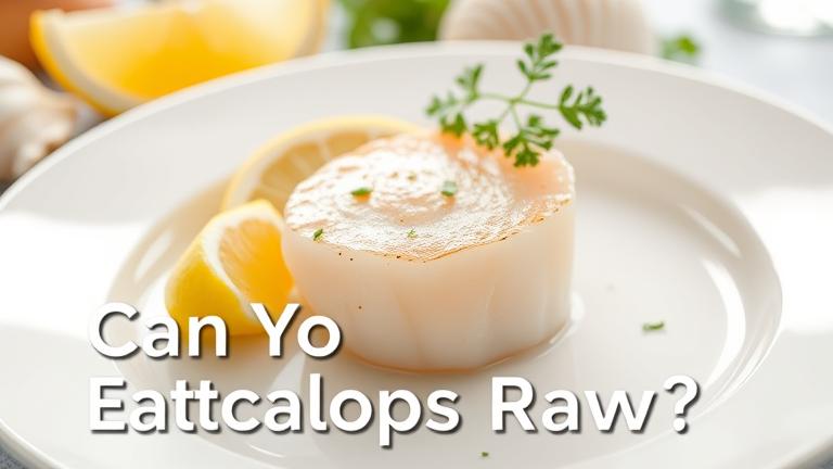 can you eat scallops raw?