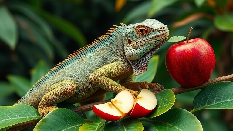 can iguanas eat apples?