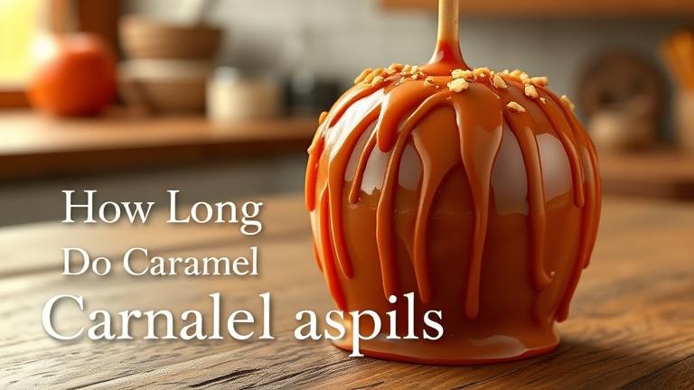 how long do caramel apples last?