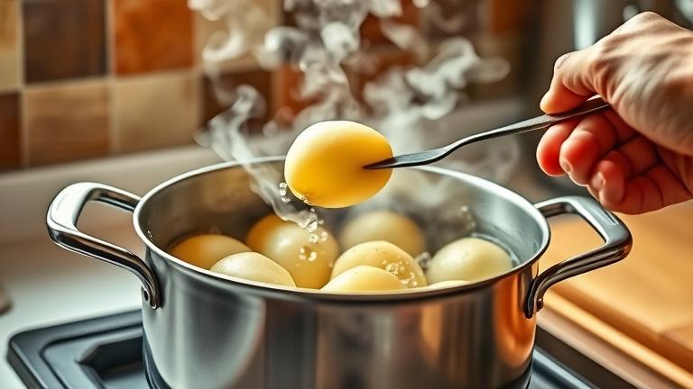 how do you know when potatoes are done boiling?