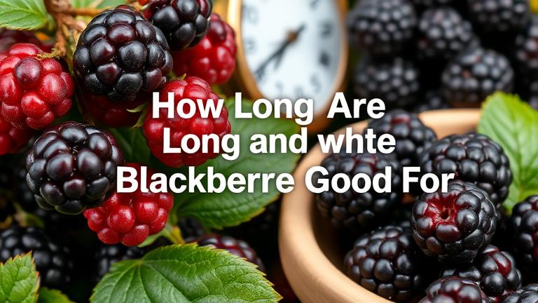 how long are blackberries good for?