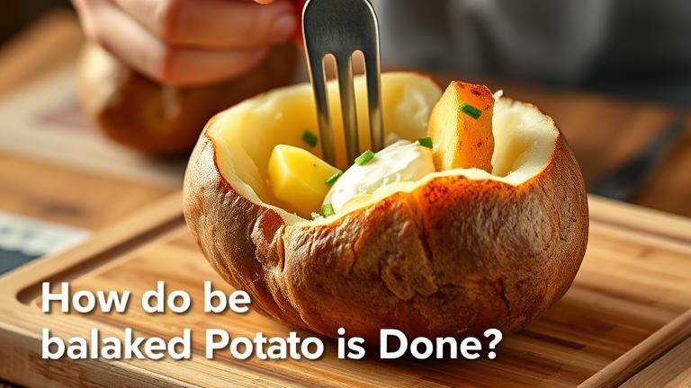 how do you know when a baked potato is done?
