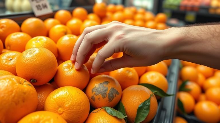 how to know if the oranges are spoiled?