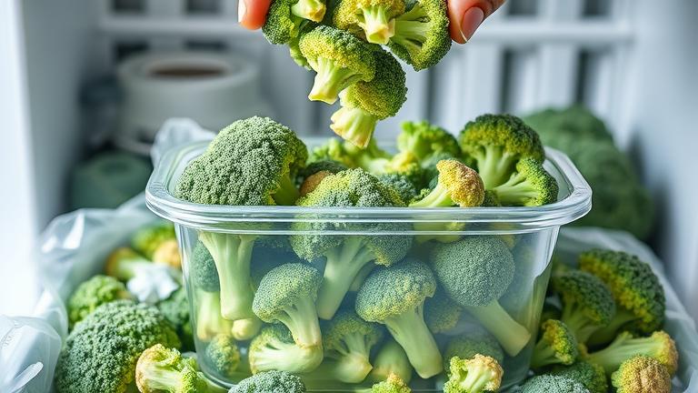 how to freeze broccoli sprouts?