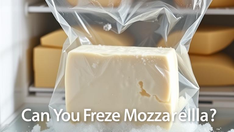 can you freeze mozzarella?