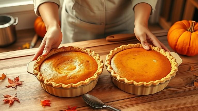 can you bake two pumpkin pies at once?