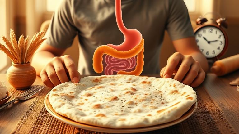 how much time does chapati take to digest?