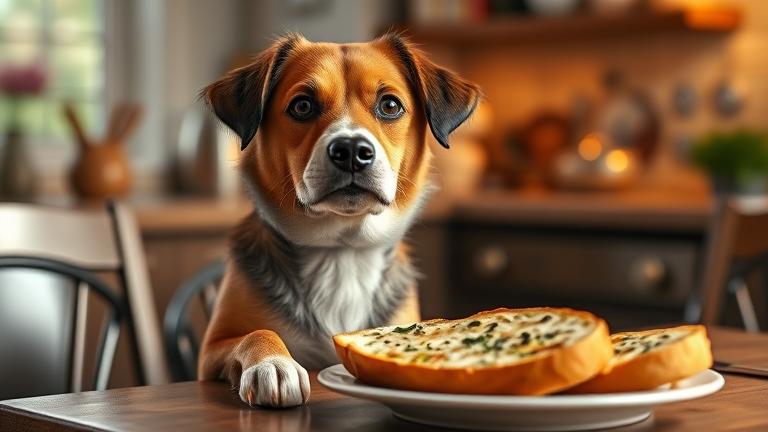 can dogs eat garlic bread?