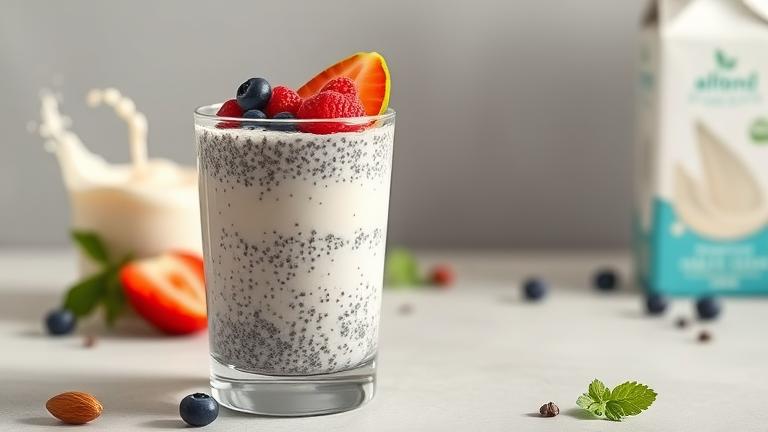do you have to use almond milk in chia pudding?