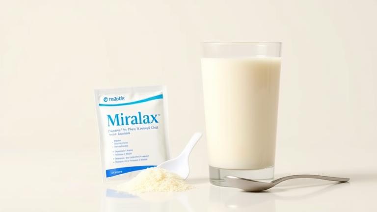 can miralax be mixed with milk?