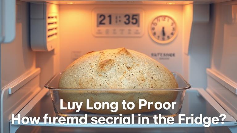 how long to proof sourdough in the fridge?