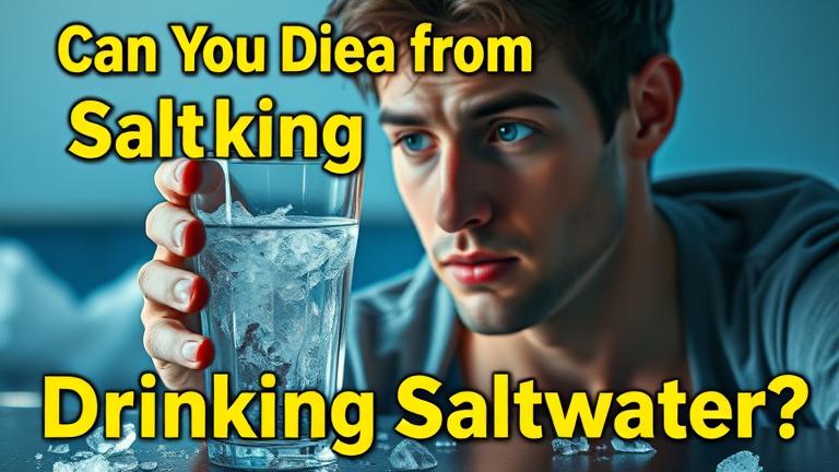 can you die from drinking saltwater?