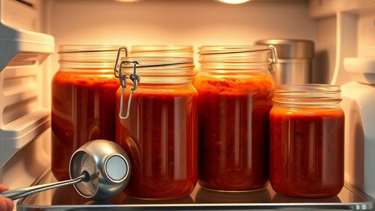 how do you store leftover spaghetti sauce?