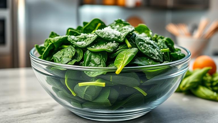 can you freeze sauteed spinach?