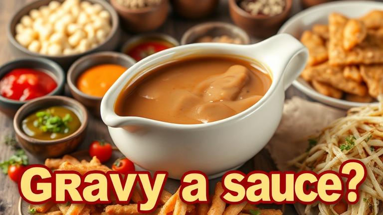 is gravy a sauce?