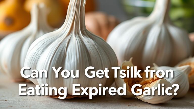 can you get sick from eating expired garlic?
